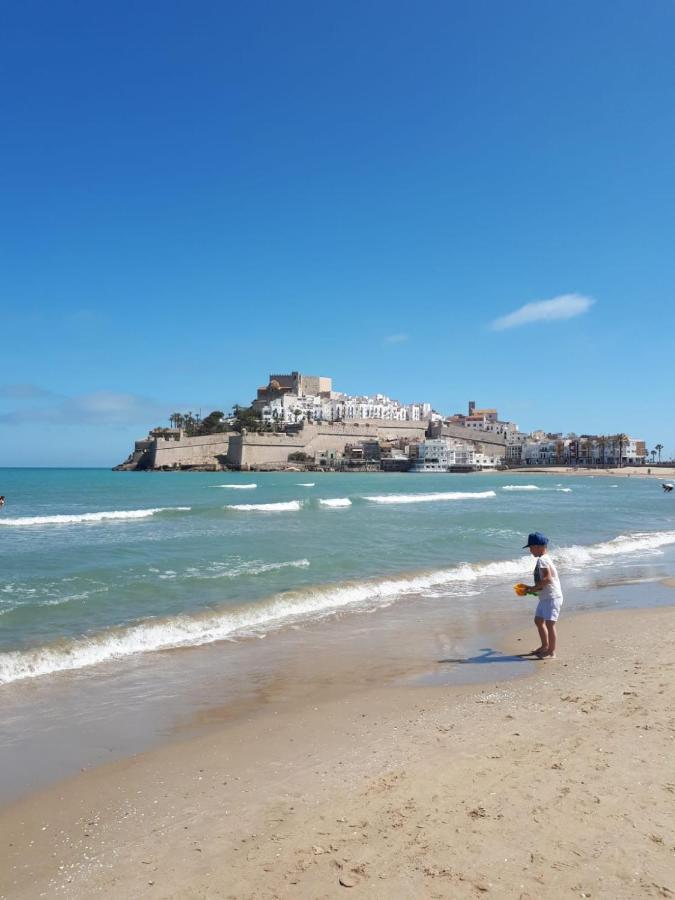 Charmant Appartement Avec Vue Sur Le Chateau De Peñíscola Esterno foto